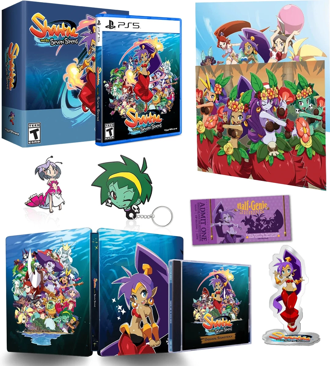 PS5 LIMITED RUN 7 SHANTAE AND THE SEVEN SIRENS COLLECTOR