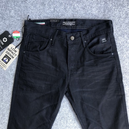JACK & JONES CORE Herren Jeans Hose W28 L30 Slim Fit Tapered 5006 Schwarz Denim - Bild 4 von 10