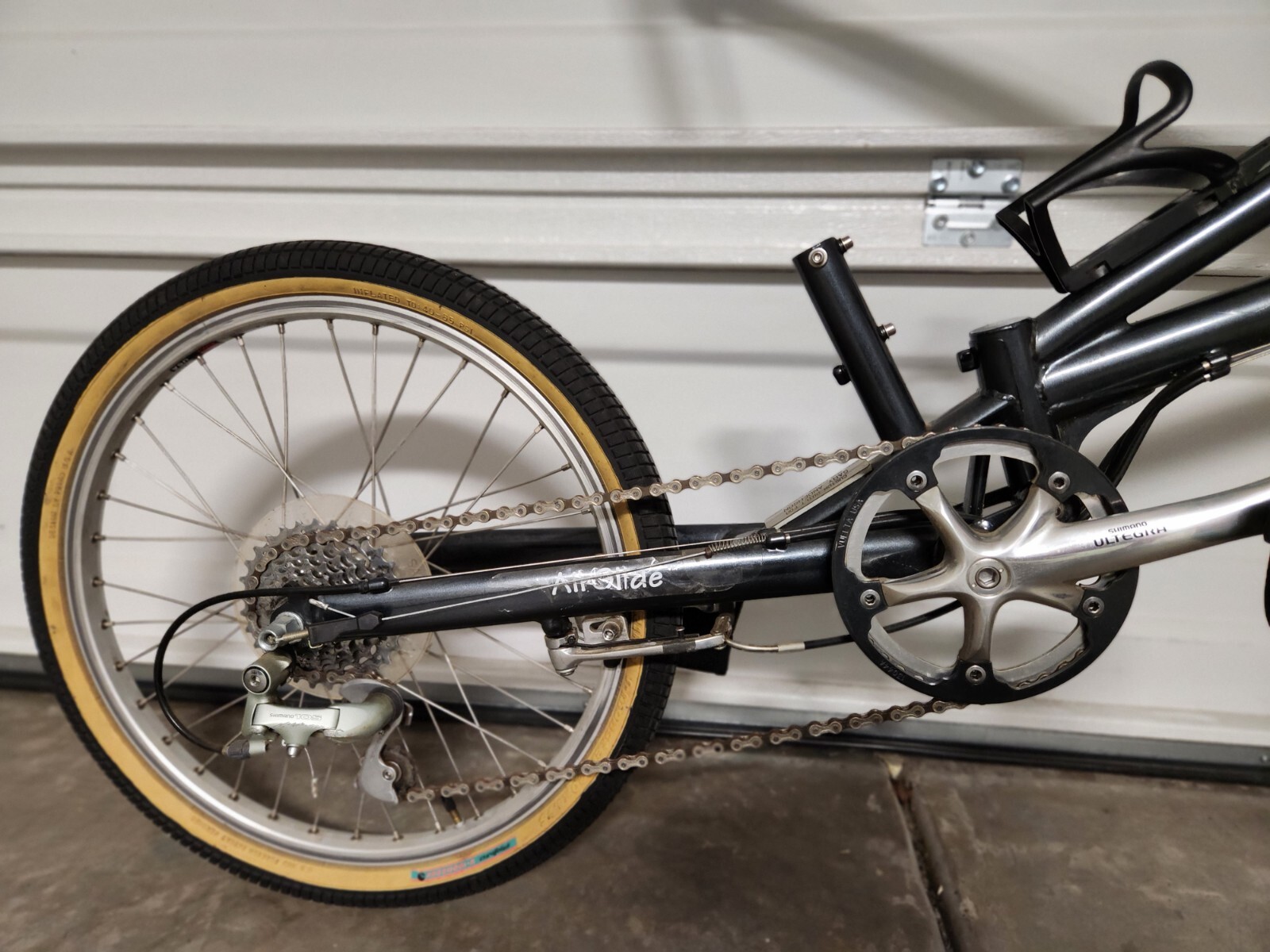 Bike Friday Air Glide folding travel bike. Suspension, titanuim, meduim