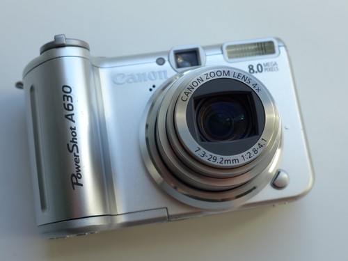 Canon PowerShot A630 8.0MP / CCD Digital Camera Silver