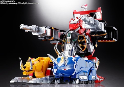 Figura de acción Soul of Chogokin GX-72 Megazord y GX-78 Dragon Caesar H 10,2 pulgadas - Imagen 11 de 23