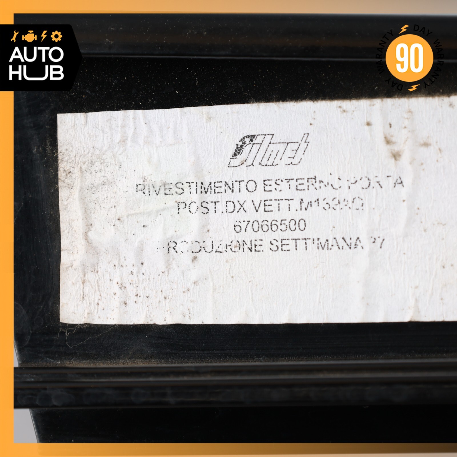 Maserati Quattroporte M139 Exterior B-Pillar Moulding Trim Rear Right Side OEM