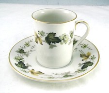 Royal Doulton Porcellana Fine LARCHMONT TC1019 Set Di Tazzine E Piattini