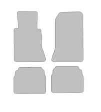 Fußmatten passend für Mercedes Saloon Typ W124 (Baujahr 1986 - 1993)