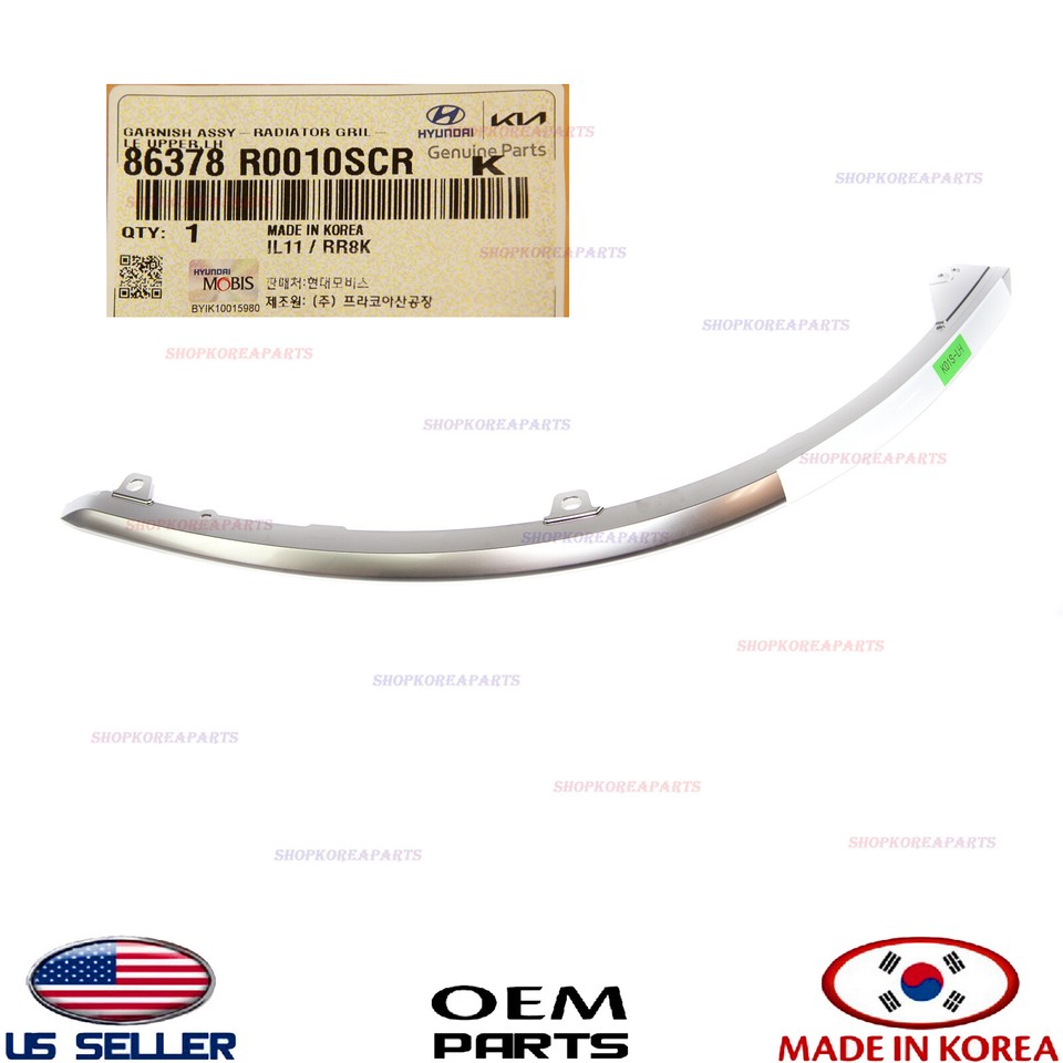 Genuine Front Grille Chrome Molding Upper LEFT ⭐OEM⭐ Kia Carnival 2022 ...