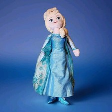 Disney Frozen Elsa Soft Plush Doll Princess 20  Blue Dress Baby Girl Toys Kids