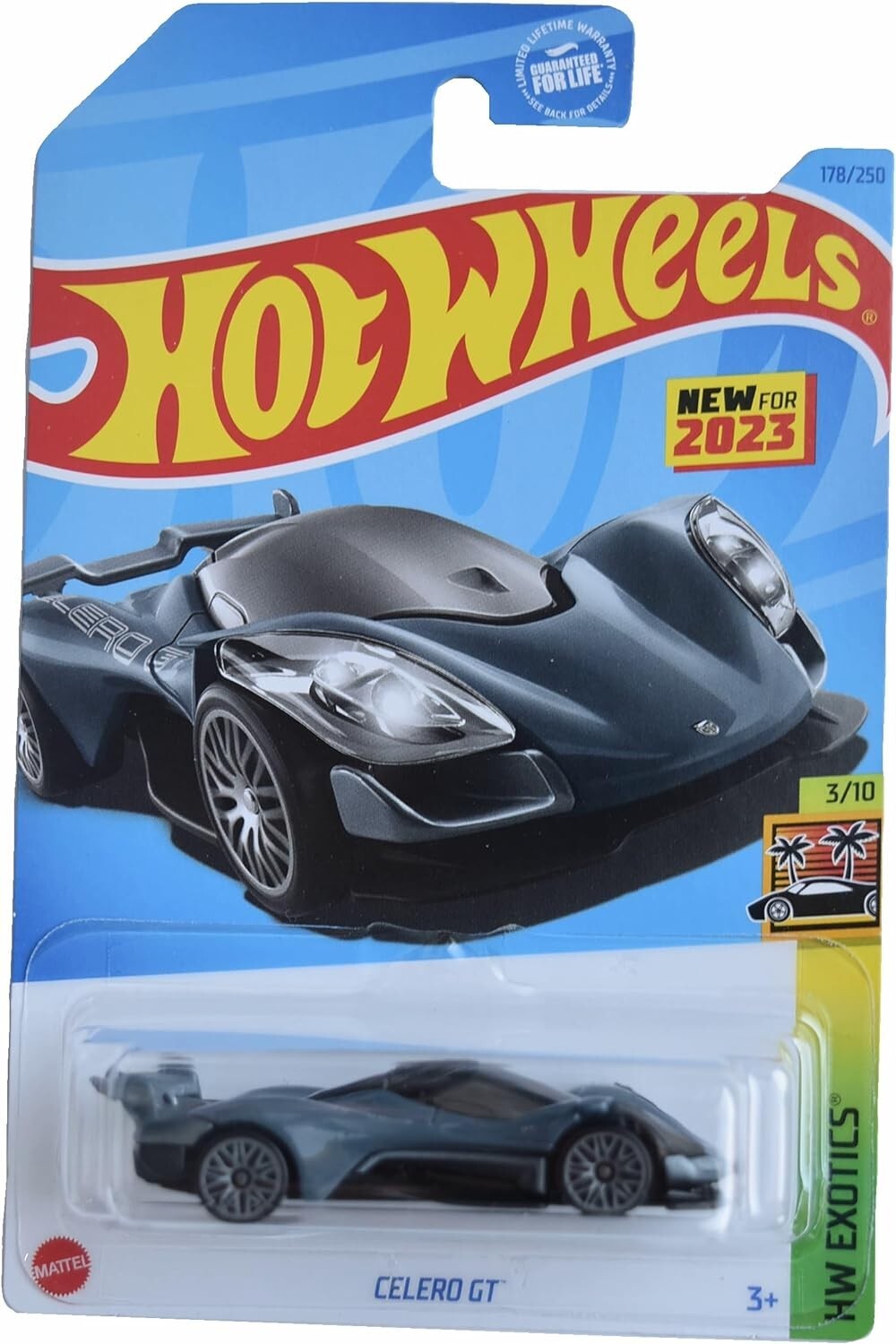 Hot Wheels - 2023 HW Exotics 3/10 Celero GT 178/250 (BBHKG54)