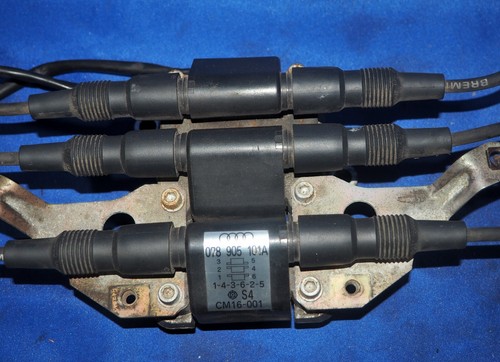 1992-1998 Audi 100 90 A6 Cabrio 2.8L V6 Ignition Coil Assembly OEM W/Warranty - Picture 3 of 7