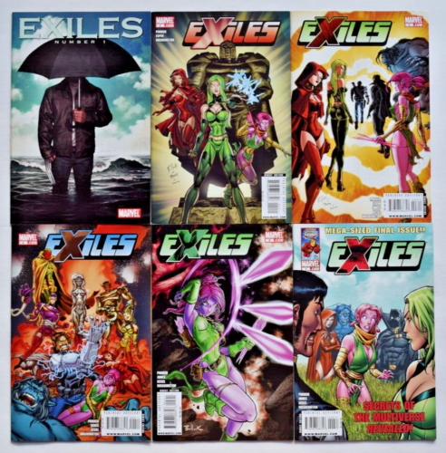 EXILES (2009) SET COMPLETO DE 6 NÚMEROS #1-6 MARVEL COMICS - Imagen 1 de 1