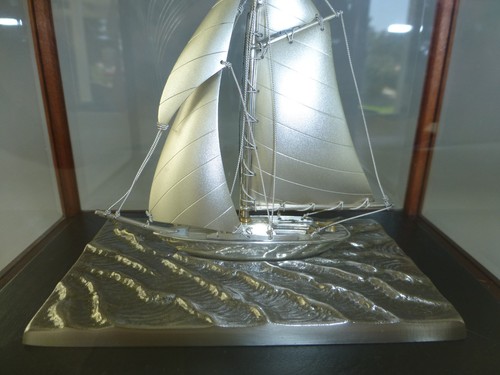 Magnificent Solid Sterling Silver Ship By Seki Takehiko Japan ( Watch The Video) - Picture 12 of 12