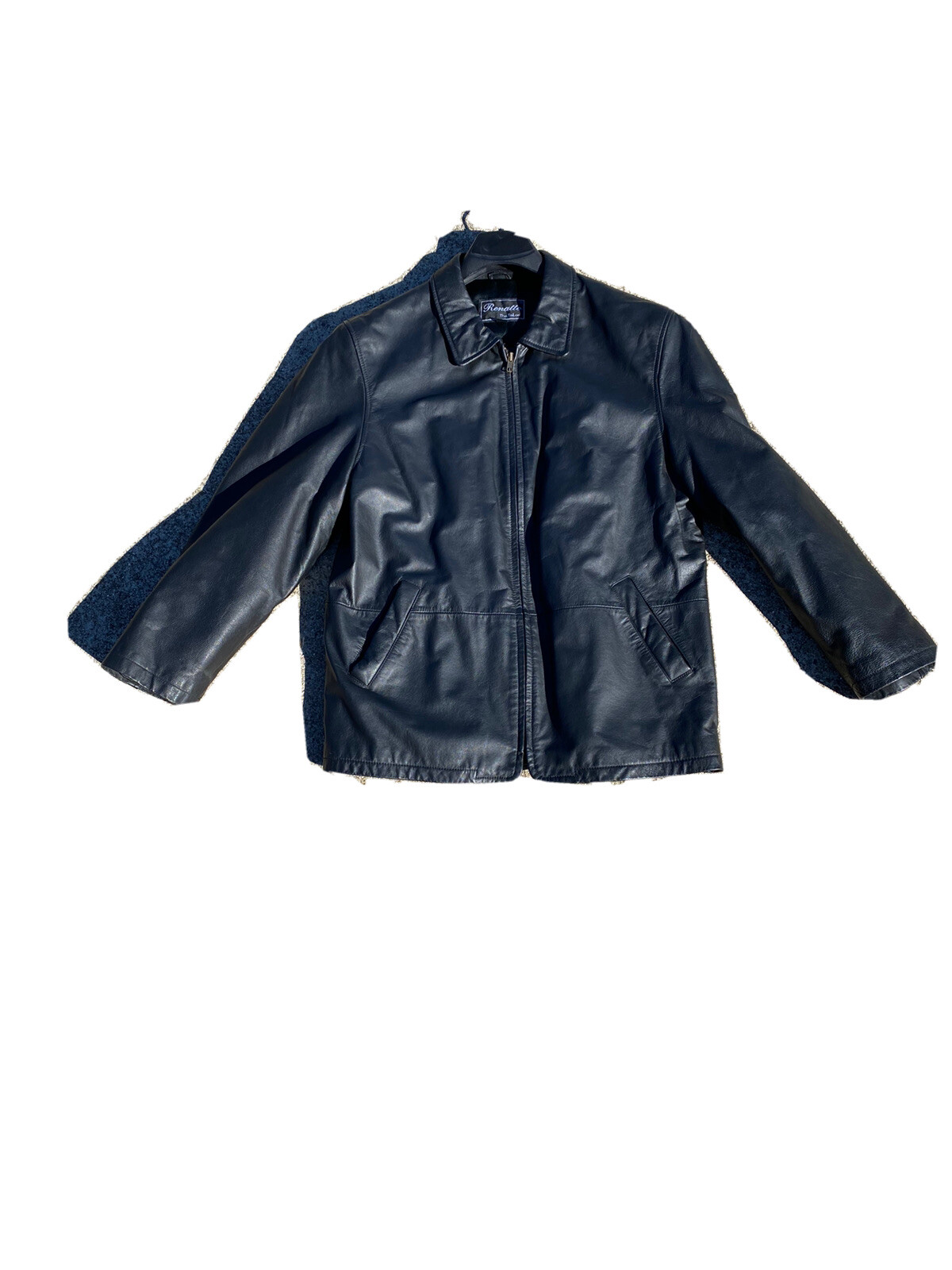 mens leather jacket large Size 40 