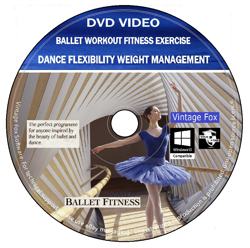 Video DVD Video Ballet Entrenamiento Fitness Ejercicio Danza Flexibilidad Control de Peso