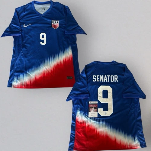 Ally Senator Signed USWNT Jersey Away Autographed USA Womens Soccer JSA
