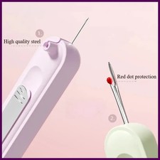2in1 Hand Sewing Needle Threader and Seam Ripper Easy Threading and Stitch