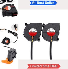 3D Printer Cooling Fan 50x50x15mm 5015 5V DC 0.35A Hotend Blower Radiator 2