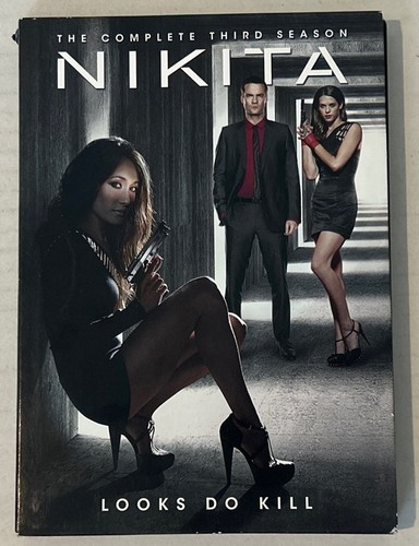 Nikita: Die komplette dritte Staffel (DVD, 2013, 5-Disc Set) mit Schuber