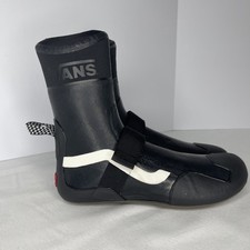 NEW Vans Surf Boot Hi NBY 3mm Black Neoprene Minimalist Surf Boots Mens Size 7