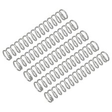 Diametro filo 0,028", OD 0,24", lunghezza libera 1,57" molla meccanica compressa