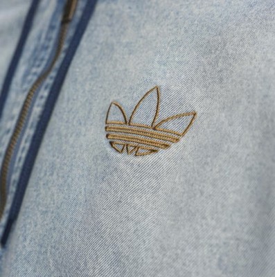 Adidas Denim Padded Jean Jacket | size 2XL | KE0131 Men's XXLarge