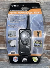Midland Pocket Weather Alert Radio Model HH50 NOAA 7 Channels NEW SEALED