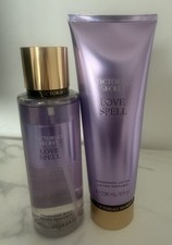 Victoria  s Secret Love Spell Fragrance Mist  Lotion 2 Pc Set NEW