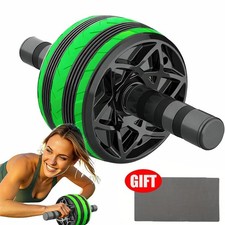 Ab Roller Wheel for Abs Core Workout w/ Knee Pad Home Gym Abdominal Roller