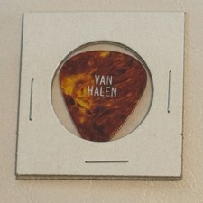 Eddie Van Halen Vintage Guitar Pick 1978 - 1979 Tour Concert Stage Plectrum RARE