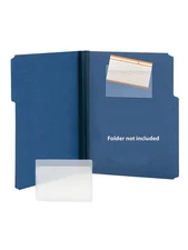 Smead 68153 Self-Adhesive Poly Pockets Top Load 5-5/16 x 3-5/8 Clear 100/Box