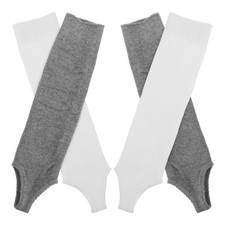 2 Pairs Knitted Ballet Leg Warmers Socks For Women Lounge Socks Decorative Socks