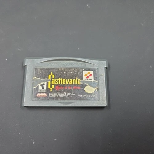 Castlevania: Circle of the Moon Nintendo Game Boy Advance NTSC Tested & Working