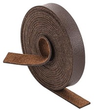 Faux Leather Strap 90 Inches Long 2mm Thickness Dark Dark Brown 1/2 Inch Wide