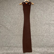 Incu Womens Dress Size XS Extra Small Brown Maxi Ribbed Knit Bodycon 20210