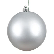 Vickerman 3" Silver Matte Ball Ornament, 12 per Bag