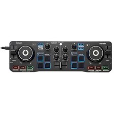 DJ Mixer with Pressure-Sensitive Jog Wheels &...