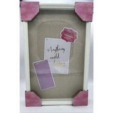 Sheffield Home Beige Shadow Box Picture Frame Glass 11x18 NEW