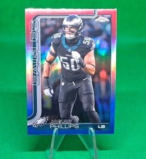 2025 Topps Chrome Red White Blue Jaelan Phillips Philadelphia Eagles