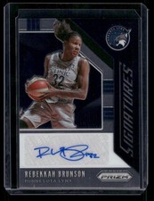 2020 Panini Prizm WNBA #SG-RBR Rebekkah Brunson Signatures