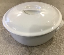 Pillivuyt 48 Oz Covered Casserole Soup Tureen Serving Bowl  Lid Culinaire