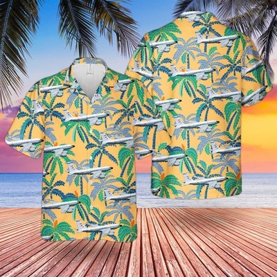 USAF 38th Reconnaissance Squadron RC-135V Rivet Joint Hawaiian Shirt