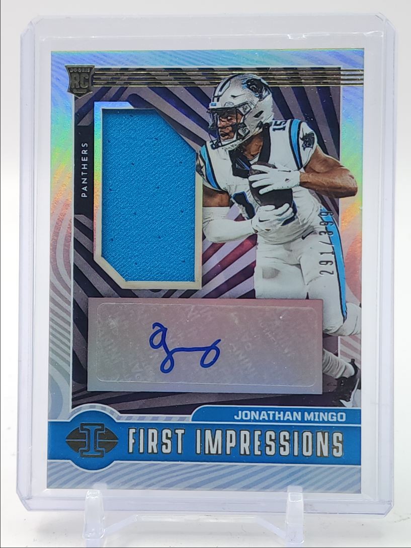 JONATHAN MINGO 2023 ILLUSIONS FIRST IMPRESSIONS RPA ROOKIE A AUTO /399 Q2098