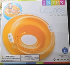 58883EP Intex Sit 'n Lounge Pool Float w/Mesh Bottom & Handles, 47"