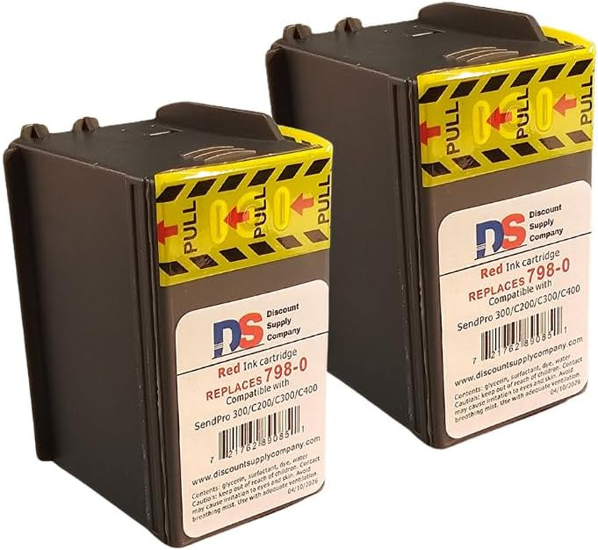2-Pack of SL-798-0 Compatible Ink Cartridges for Sendpro C200, C300 and C400 Pos