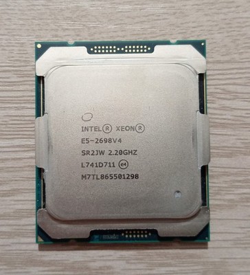 Intel Xeon E5-2698V4 - 2.2GHz 20 Core CPU  FCLGA2011  Pulled from working unit.