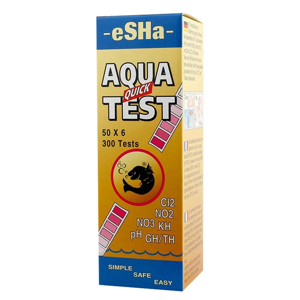 eSHa Aqua Quick Test Strips | Aquarium Water Testing