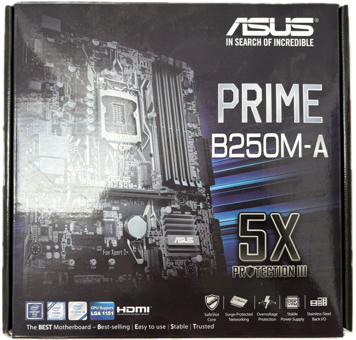 ASUS　PRIME B250M-A　LGA1151 Amazon.com: ASUS PRIME B250M-A LGA1151 DDR4 HDMI DVI VGA M.2