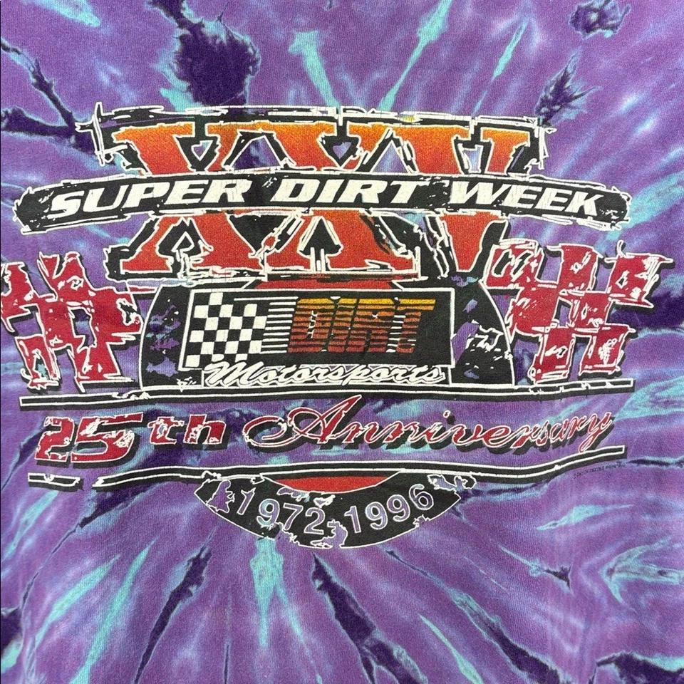 Camiseta Delta Masculina Gráfica Extra Grande - Vintage, Retrô, Tie Dye, Super Dirt Week - Imagem 2 de 4