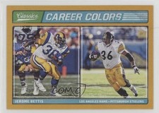 2017 Panini Classics Career Colors Gold Jerome Bettis #CC-8 HOF 2t9