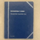 90% Silver Roosevelt Dimes (1946-1964) Plus 1965-76 - 68 Coin Set in Folder