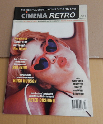 cinema retro magazine Vol 9 #27 Sue Lyon + Peter Cushing Amicus Monsters Trilogy