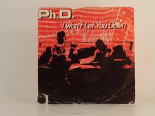 PH.D. I WON'T LET YOU DOWN (RED AND BLACK) (78) 2 Track 7" Single including Pict
